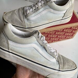 Light Blue Old Skool Vans
